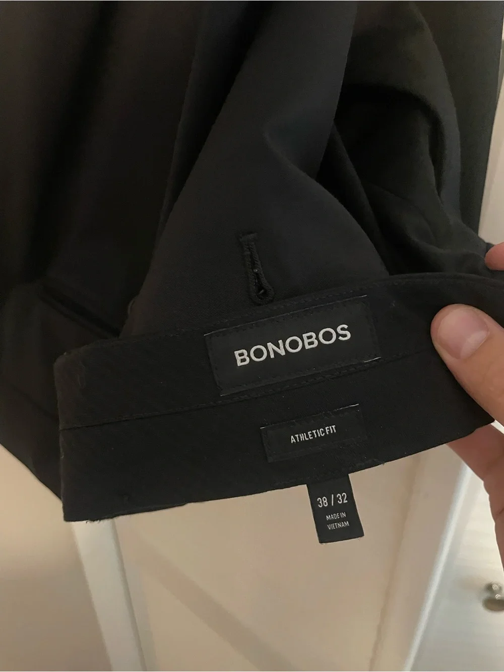 Bonobos Men's Black Two-Button Suit Jacket